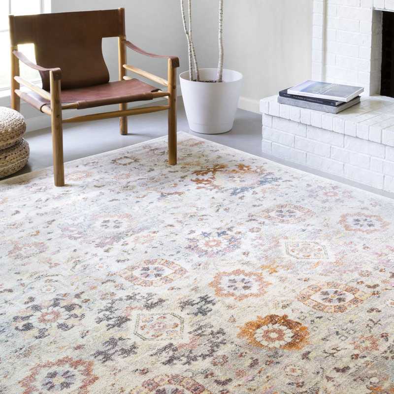 Hallock Floral Indoor Rug, Runner 2'5" x 7'7"