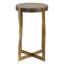  Table d'appoint en laiton Halsey