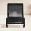 Chaise berçante d'extérieur en osier Antigua-167879047