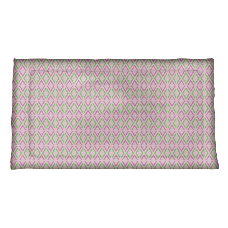 Taie décorative Katelyn Elizabeth, Polyester, Simple standard, Rose et pastel