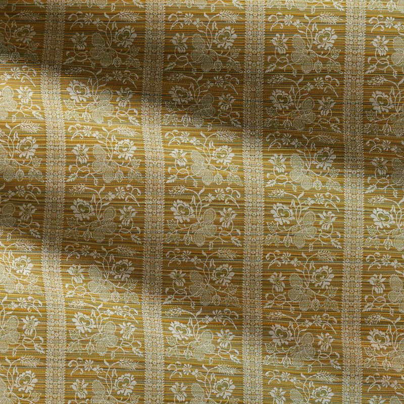 Filigree Bellagio Stripe, Silk Yellow