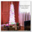 Arbre de Noël artificiel blanc 5 pi