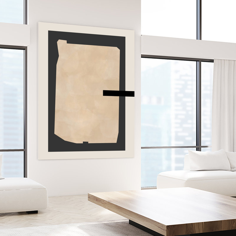"Peinture abstraite beige" par Elena