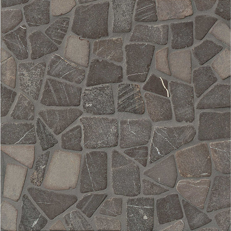 Carreau de mosaïque en pierre naturelle de taille aléatoire Hemisphere