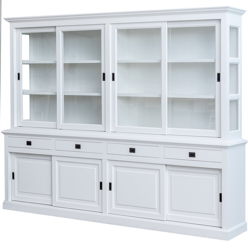 Burkett Display Cabinet, White
