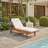Jivera 78.70" Long Reclining Eucalyptus Single Chaise with Cushions-2103707173-2103707557
