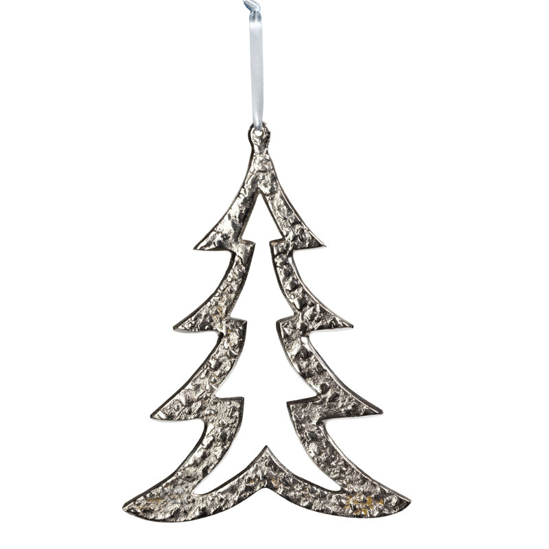 Ornement en forme d’arbre de Noël, Argent