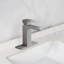 Robinet de salle de bain à poignée simple en acier inoxydable-103539564