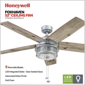 Honeywell Foxhaven 52'' Ceiling Fan with Light Kit & Reviews | Wayfair