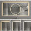Miroir de salle de bain 48 po x 24 po avec brouillard, contrôle d'éclairage complet, réflexion cristalline, solution de fixation sécurisée, réflexion