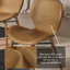 Chaise en similicuir et bois massif-64676487