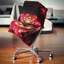 Fleur rose fractale - coussin à imprimé floral-29292248-29292252