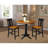 Dibora Counter Height Extendable Solid Wood Dining Set-905984060-905984058