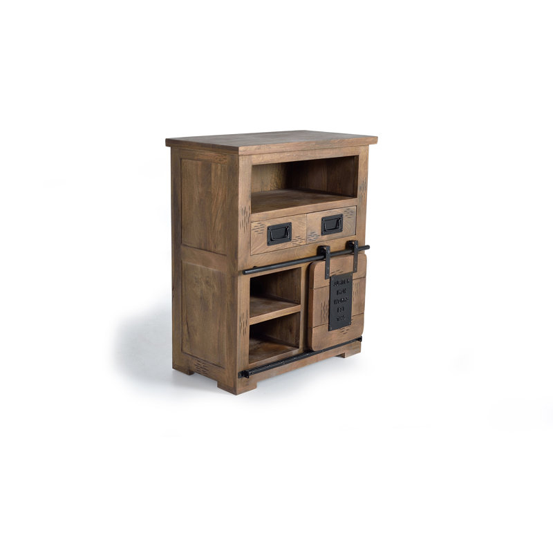 Vikenti 75cm Solid Wood Sideboard