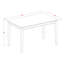 Ensemble de table de salle à manger 5 pièces à hauteur de comptoir comprenant une table de cuisine rectangulaire et 4 chaises, acajou-1429269895
