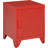 Industrial End Table, Living Room Side Table With Locker-Style Door And Adjustable Shelf