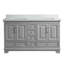 Meuble-lavabo double autoportant de 60 po avec pierre artificielle entièrement assemblé-2135573991