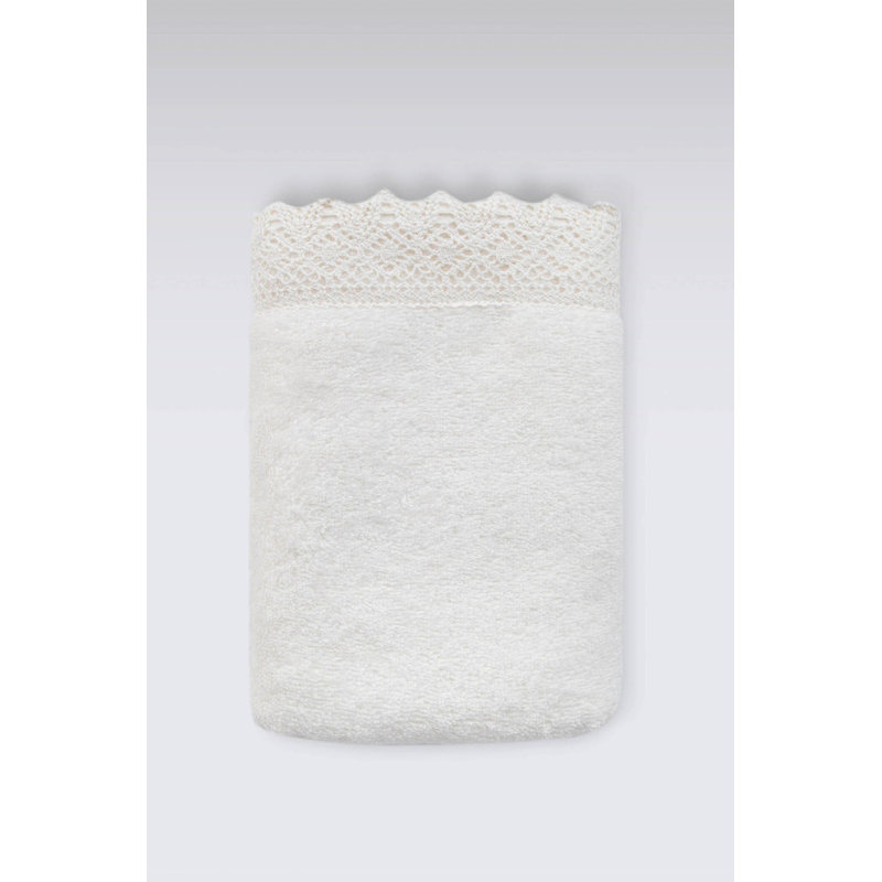 Drap de bain 100% coton Castellanos, Écru