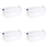 Sterilite Plastic Storage Containers with Latching Lids, Clear