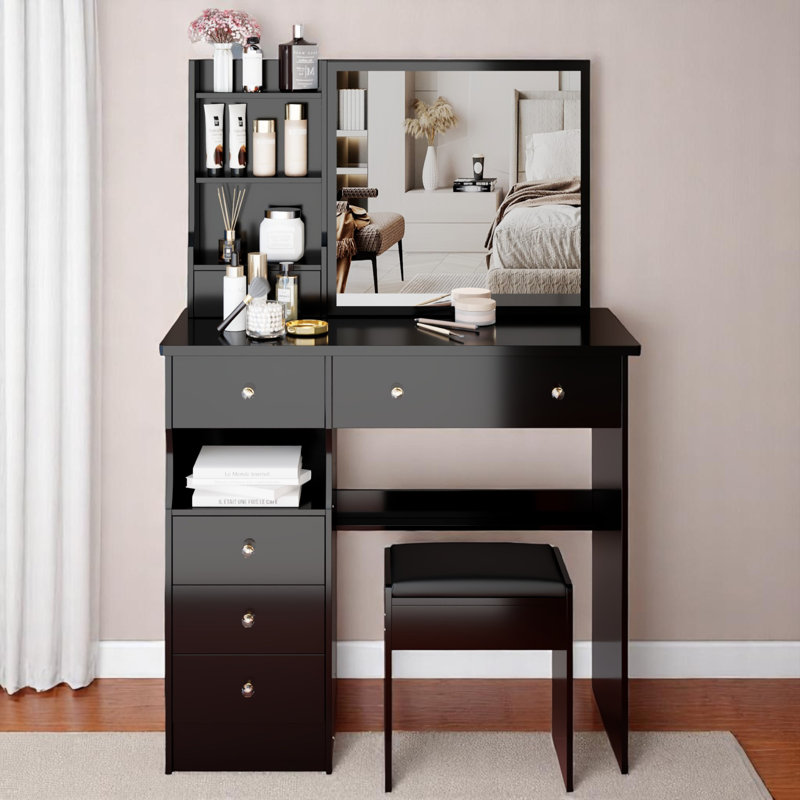 Makeup Vanity, Black