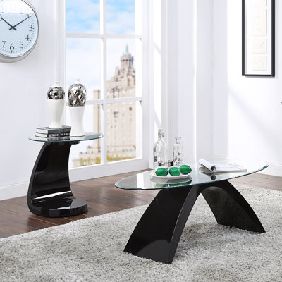 Ensemble de tables basses 2 pièces Hilry