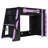 Modern Two-tone Loft Bed With Computer Desk, Rgb Lights, Entertainment Center And Storage Shelves-676133799-682580882