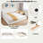 Upholstered Daybed With Usb And 2 Drawers-1272243092