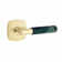 Select Round Privacy (Bed & Bath) Door Lever with Square Rosette