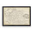 Carte de la Pologne-impression d’art graphique sur toile encadrée-1020517897-1020517900