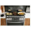 30" 5.7 cu.ft. Smart Slide-in Dual Fuel Range with Griddle and Grill