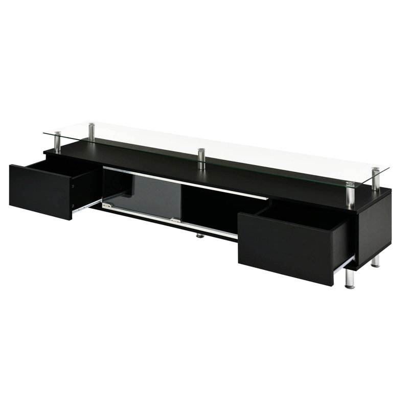 Armoire d'appoint en acier jacquesha, Noir