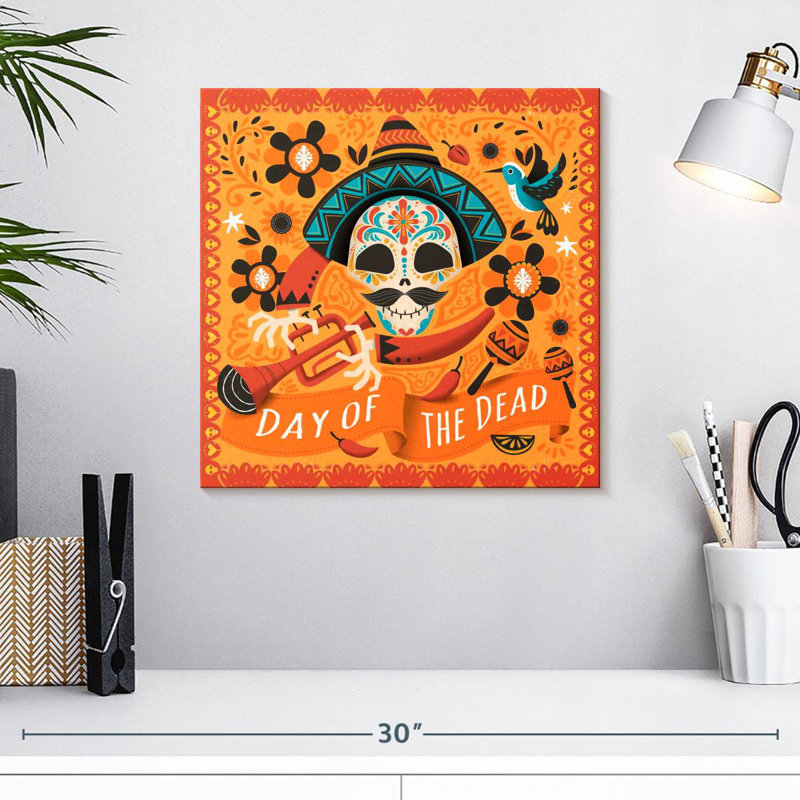 Lelend, Jour des Morts, Mexique, H 16 po x l 16 po