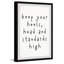 « Keep Your Heels », impression sur papier encadrée-1972234839