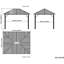 Pavillon de jardin Sojag Genova brun foncé-90566553