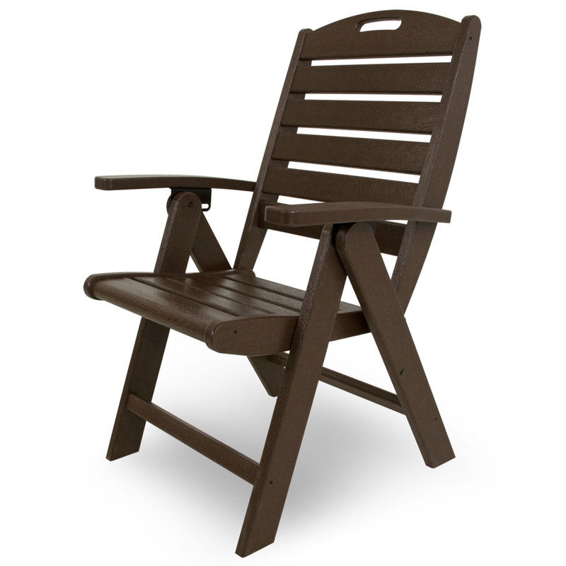 Fauteuil à dossier haut Trex Yacht Club, Marron foncé