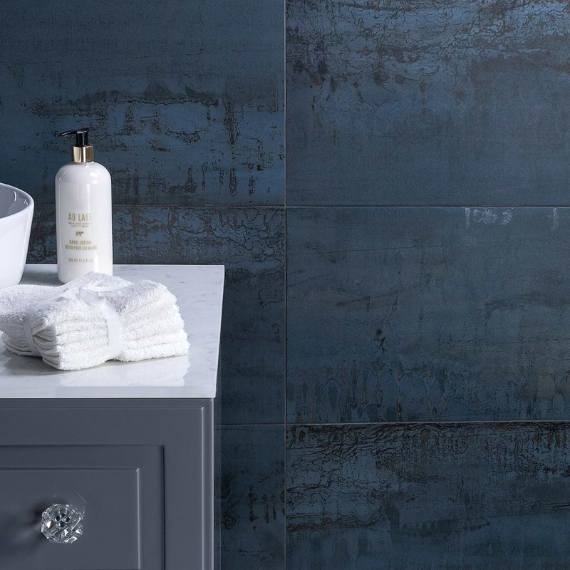 Angela Harris Inspira 12x24 Matte Metal Look Porcelain Tile