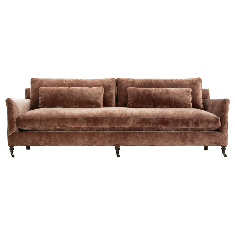 Bruges 97'' Sofa Bench Cushion, Brown Chenille