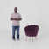 Hendrix Velvet Barrel Chair