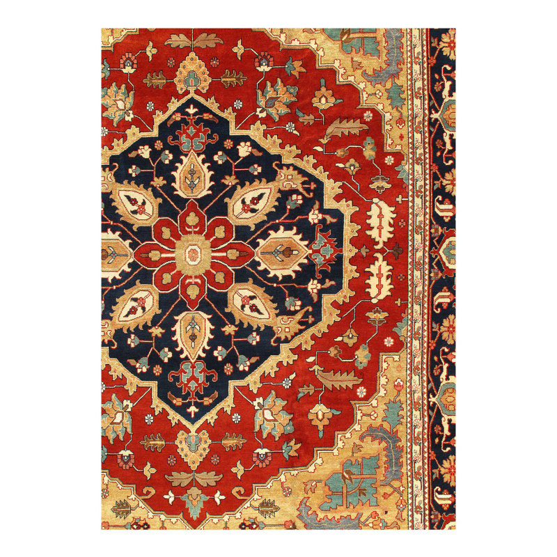 Indian Wool Oriental Area Rug