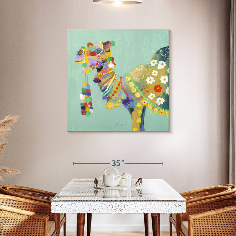 Brampt Pushkar Fair I, 39" H x 39" W