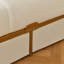 Lit plateforme tapissier avec 4 tiroirs Nelsie-113006504