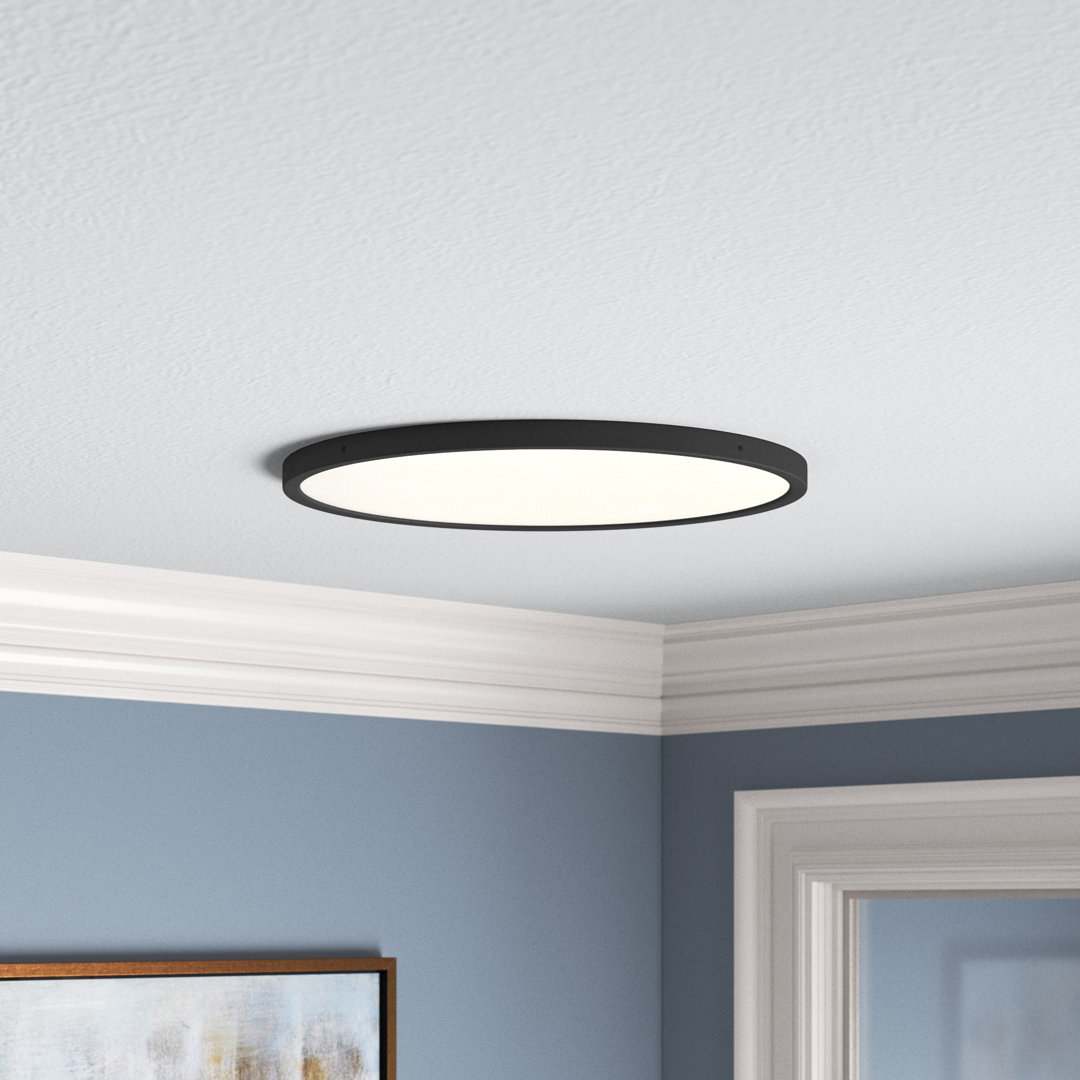 Dunnavant Acrylic LED Flush Mount Wade Logan® 