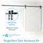 Ensemble de quincaillerie standard pour porte de grange simple (porte non incluse)-44442769
