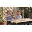 AIYAPLAY Picnic Table for Kids Sand Pit with Sunshade Parasol Ages 3-6