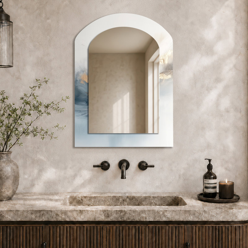 Miroir mural Glam Large, 34" x 25"