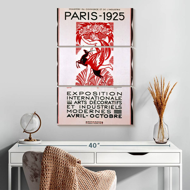 Exposition internationale Masam, Paris, 1925, H 32 po x l 20 po