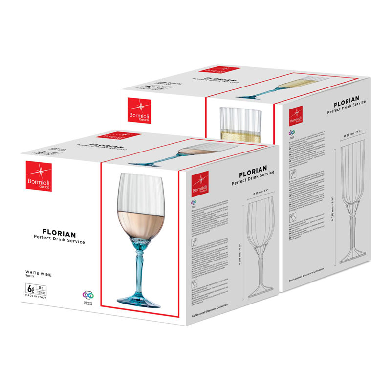 Florian Stemware - Blue