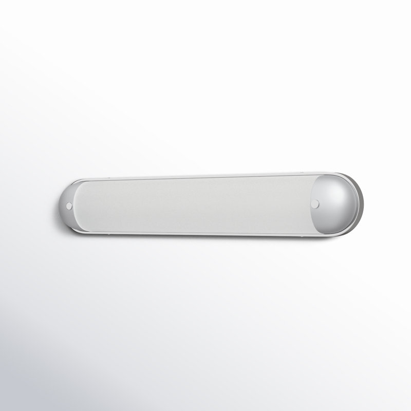 Miraval Single Colorful Dimmable LED Bath Bar, Polished Chrome