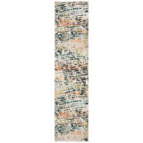 Felty Abstract Beige/Navy Area Rug
