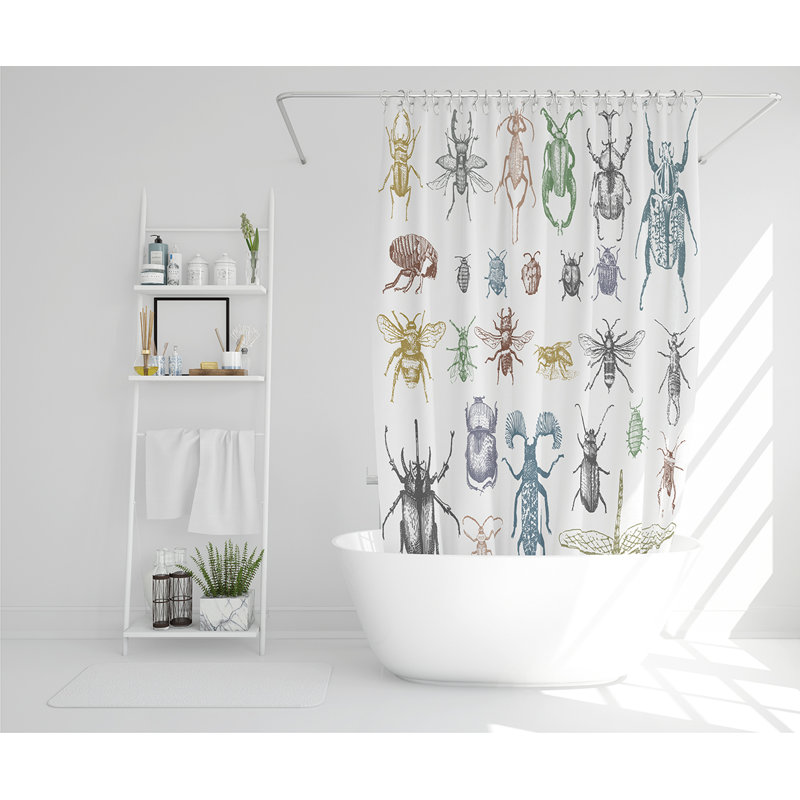 Eliza-Mai 13 Piece Polyester Shower Curtain Set